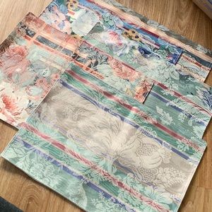 Set of 5 handmade placemats